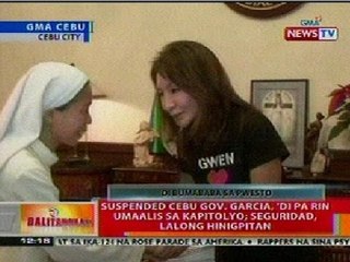 BT: Suspended Gov. Garcia, di pa rin umaalis sa kapitolyo sa Cebu