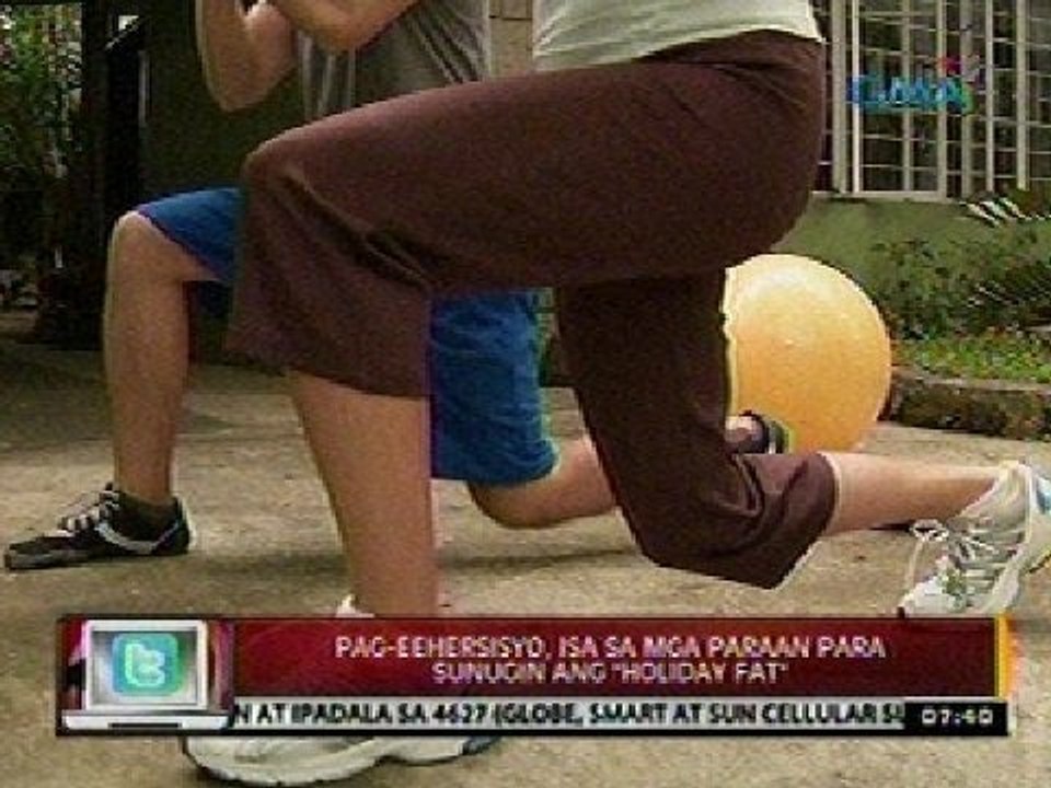 24 Oras: Pag-eehersisyo, isa sa mga paraan para sunugin ang "Holiday Fat"