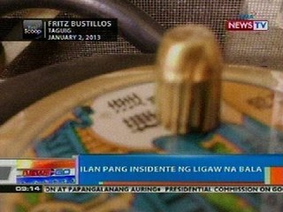 NTG: Ilan pang insidente ng ligaw na bala