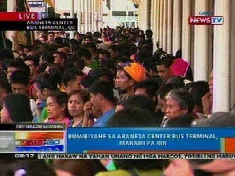 NTG: Bumibiyahe sa Araneta Center Bus Terminal, marami pa rin