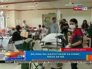 NTG: Bilang ng naputukan sa EAMC, nasa 64 na
