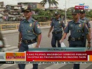 BT: Ilang pilipino, magbibigay serbisyo-publiko sa gitna ng pagsalubong sa bagong taon