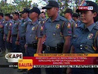 KB: Kampanya laban sa indiscriminate firing, isinulong ng PNP sa pagsalubong sa Bagong Taon