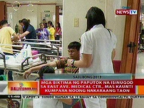 BT: Mga biktima ng paputok sa isinugod sa EAMC, mas kaunti kesa noong nakaraang taon