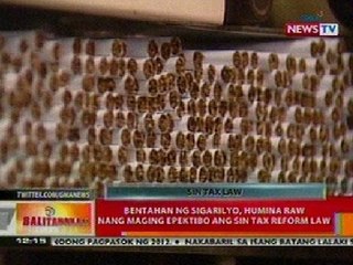 BT: Bentahan ng sigarilyo, humina raw nang maging epektibo ang Sin Tax Reform Law