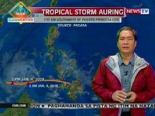 KB: Tropical Storm Auring, posibleng lumabas ng PAR mamayang hapon