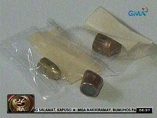 24 Oras: 12 slug, narekober sa lugar kung saan tinamaan ng bala ang batang si Stephanie Nicole Ella