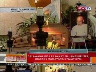 BT: Mga nakiramay, patuloy ang pagdating sa burol ni Fr. James Reuter