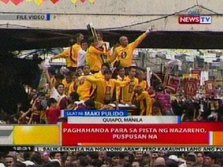 BT: Paghahanda para sa pista ng Nazareno, puspusan na