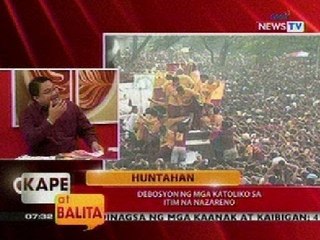 KB: Huntahan: Debosyon ng mga Katoliko sa itim na Nazareno