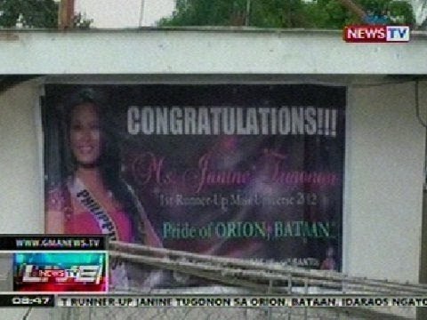 NTVL: Homecoming ni Miss Universe 1st Runner-up Janine Tugonon sa Bataan, idaraos ngayong araw