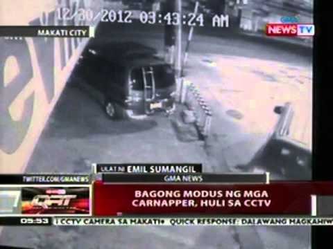 QRT: Bagong modus ng mga carnapper, huli sa CCTV sa Makati