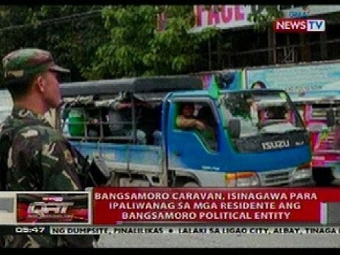 QRT: Bangsamoro Caravan, isinagawa para ipaliwanag sa nga residente ang Bangsamoro Politacal Entity