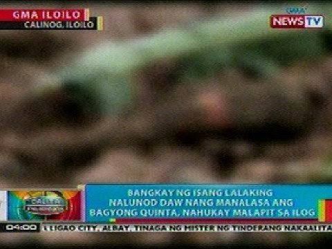 BP: Bangkay ng isang lalaking nalunod umano, nahukay malapit sa ilog