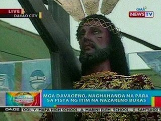 BP: Mga Davaoeño, naghahanda na para sa Pista ng Itim na Nazareno