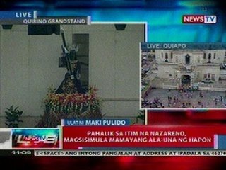 NTL: Pahalik sa Itim na Nazareno, magsisimula mamayang ala-una ng hapon