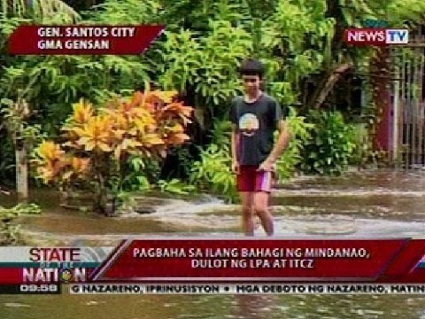 SONA: Pagbaha, naranasan sa ilang lugar sa Mindanao