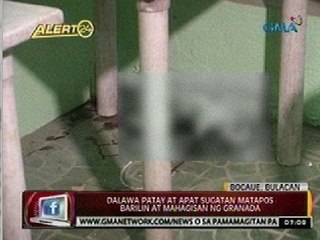 2 patay at apat sugatan matapos barilin at mahagisan ng granada sa Bocaue, Bulacan