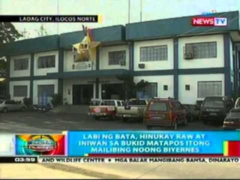 BP: Labi ng isang sanggol, nakita sa bukid sa Laoag City, Ilocos Norte