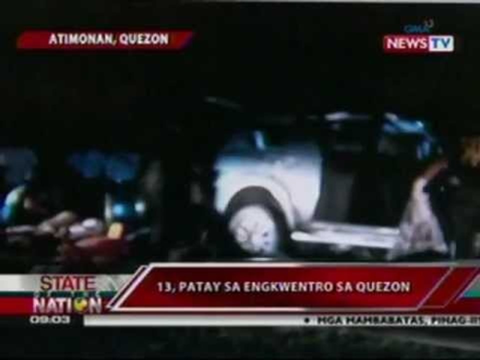 SONA: Ilan sa 13 napatay na hinihinalang   miyembro ng gun-for-hire group, tauhan ng PNP   at AFP