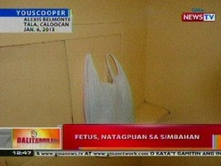 BT: Fetus, natagpuan sa simbahan sa Caloocan; ambulansya sa Makati tumagilid