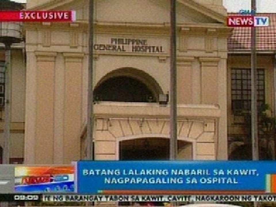 NTG: Exclusive: Batang lalaking nabaril sa Kawit, nagpapagaling sa opsital