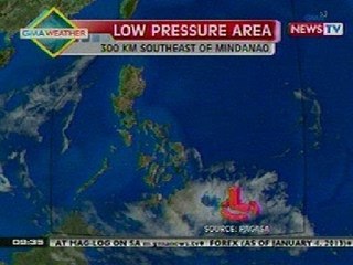 NTG: LPA, patuloy na binabantayan ng PAGASA