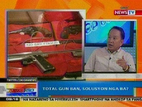 NTG: Total gun ban, solusyong nga ba?