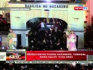 QRT: Prusisyon ng Poong Nazareno, tumagal nang halos 19 na oras