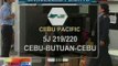 NTG: Cebu Pacific, nagkansela ng isang flight nila ngayong araw dahil sa sama ng panahon