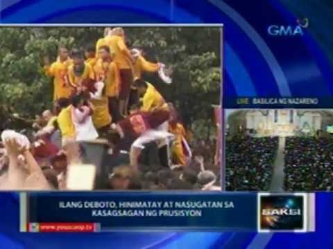 Saksi: Ilang deboto ng Nazareno, hinimatay at nasugatan sa kasagsagan ng prusisyon