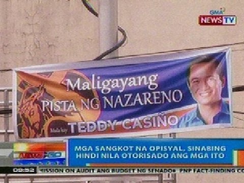 NTG: Tarp at t-shirt ng mga pulitiko, nagkalat sa Pista ng Itim na Nazareno