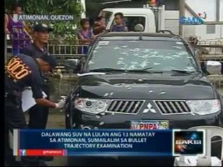 Saksi: Dalawang SUV ng 13 namatay sa engkwentro sa Quezon, isinailalim sa bullet trajectory analysis