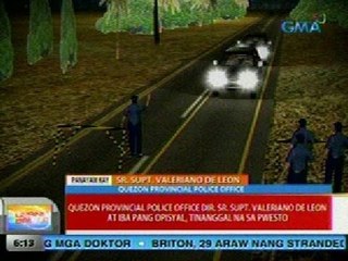 UB: Panayam kay Sr. Supt. Valeriano De Leon, Quezon Provincial Police Office (Jan. 10, 2013)