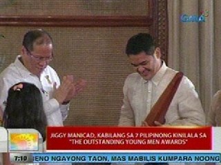 UB: Jiggy Manicad, kabilang sa 7 Pilipinong kinilala sa The Outstanding Young Men Awards