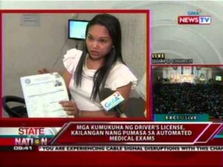 SONA: Medical exams sa LTO para sa pagkuha ng driver's license, automated na