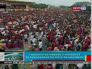 BP: Ilang deboto, nadukutan, hinimatay sa kasagsagan ng Pista ng Nazareno