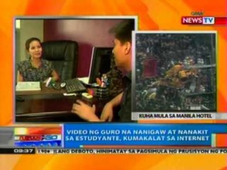 NTG: Video ng guro na nanigaw at nanakit sa estudyante, kumakalat sa internet