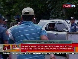 BT: Banggaan ng mga sangkot sa jueteng sa Quezon, isa sa tinitignang anggulo ng engkwentro