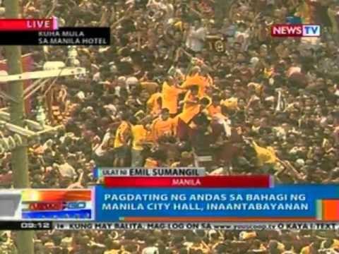 NTG: Pagdating ng andas sa bahagi ng Manila city hall, inaantabayanan