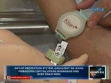 Saksi: Infant protection system para iwas-baby snatching, ginagamit ng isang pribadong ospital