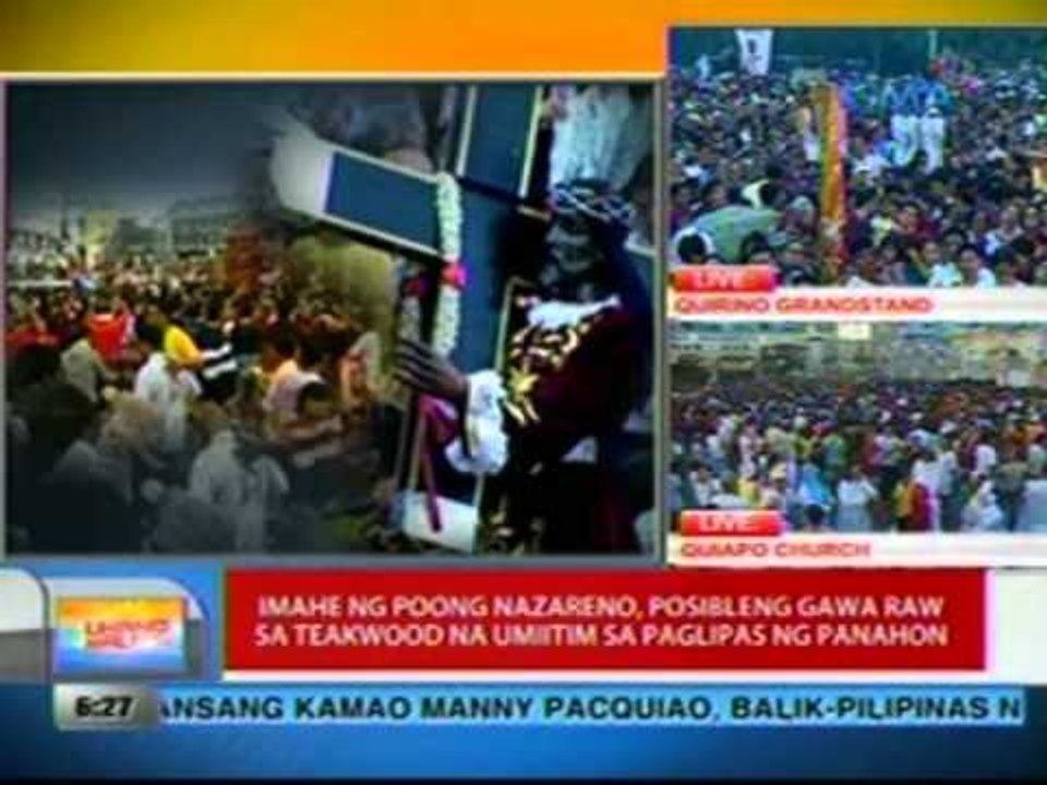UB: Dagsa ng mga deboto sa pista ng Itim na Nazareno, patunay raw ng matinding pananampalataya