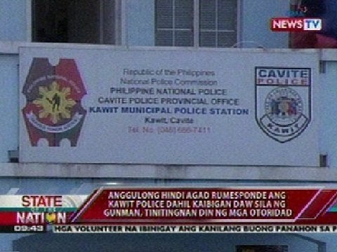 SONA: Mga pulis-Kawit, kaibigan daw ang napatay na gunman kaya naging mabagal daw ang responde