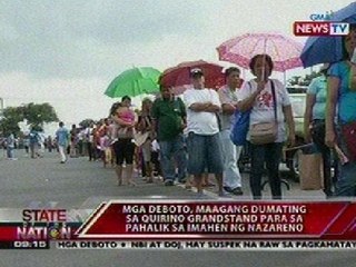 SONA: Pahalik sa Itim na Nazareno, dinagsa ng mga deboto