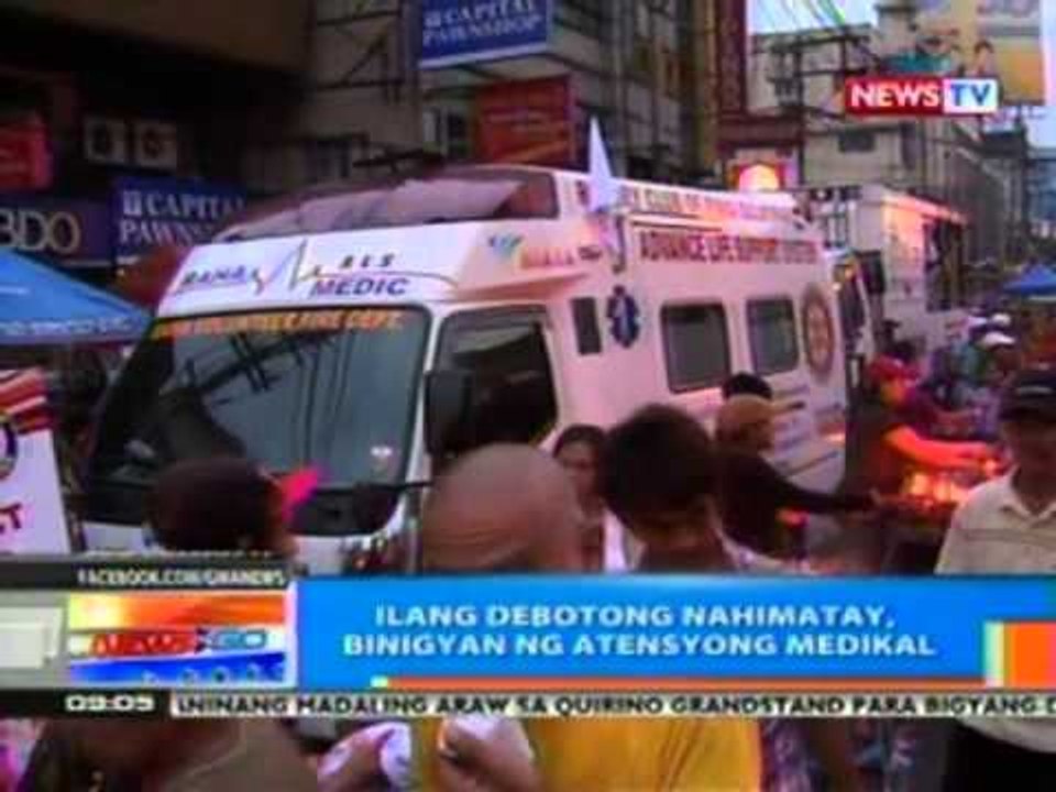 NTG: Prusisyon ng imahe ng Itim na Nazareno, patuloy
