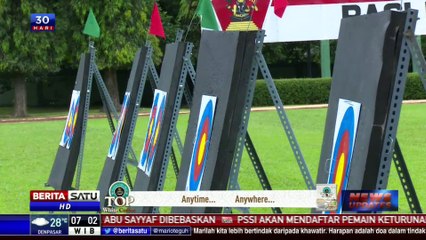 Presiden Jokowi Berlatih Panahan