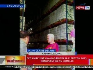 BT: Exclusive: PCOS machine na gagamitin sa Eleksyon 2013, ininspeksyon ng Comelec