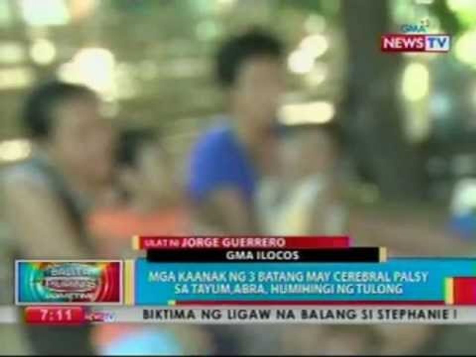 BP: Mga kaanak ng 3 batang may cerebral palsy sa Tayum Abra, humihingi ng tulong