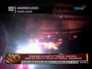 24 Oras: Bahay, nasunog dahil   umano sa iligal na kuneksyon sa   kuryente