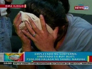 BP: Empleyado ng gobyerno, arestado sa drug buy-bust sa Iloilo